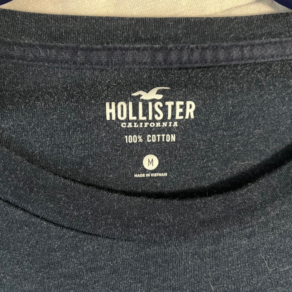 Hollister Blue Ombre Long Sleeve Shirt Size M - Picture 3 of 3